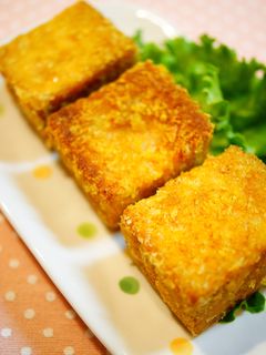 ✿厚揚げのカレーチーズパン粉焼き✿-レシピのメイン写真