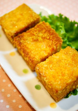 ✿厚揚げのカレーチーズパン粉焼き✿-レシピのメイン写真