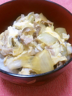 とっても簡単♪きのこ入り親子丼♪-レシピのメイン写真