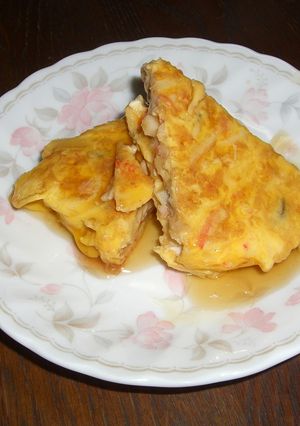 お酢の入ったあんかけ、かに玉-レシピのメイン写真