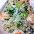 ホタテの旨みたっぷりのチンゲン菜ライス