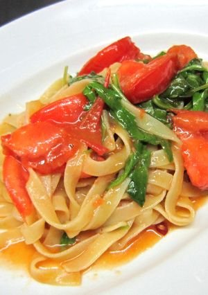 アンチョビとトマトパスタ-レシピのメイン写真