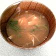 水菜と大根の味噌汁