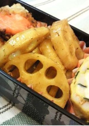 お弁当に☆れんこんのカレーきんぴら-レシピのメイン写真