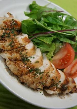 鶏むね肉のステーキ・バルサミコソース-レシピのメイン写真