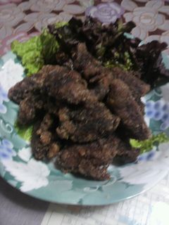 鶏肉!?マグロ血合い竜田揚げ-レシピのメイン写真