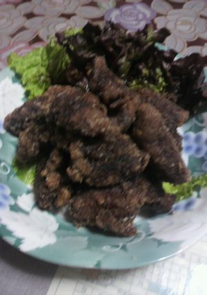 鶏肉!?ﾏｸﾞﾛ血合い竜田揚げ-レシピのメイン写真