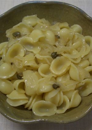 タマネギソースのオレキエッテ（パスタ）-レシピのメイン写真