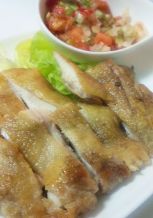 鶏もも肉のソテー★野菜ソース♪-レシピのメイン写真