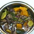 鶏レバーとかぼちゃの煮物