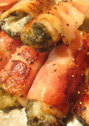 牡蠣のベーコン巻き焼き-レシピのメイン写真