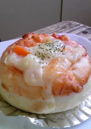 パリふわっ♪ミニ惣菜パンピザ-レシピのメイン写真