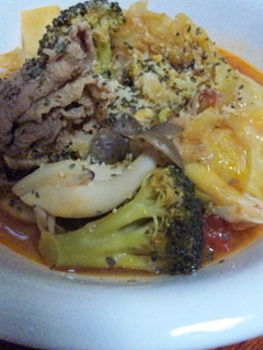 芯まで食べる!キャベツのトマト煮-レシピのメイン写真