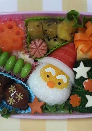 キャラ弁　超簡単！サンタクロース-レシピのメイン写真