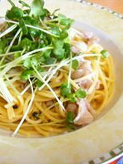 豚しゃぶとキノコの和風パスタ-レシピのメイン写真