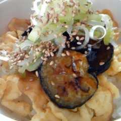 รูปของ ☆カンタン☆ナスと玉子の甘辛丼☆