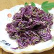 食用菊のからし醤油あえ