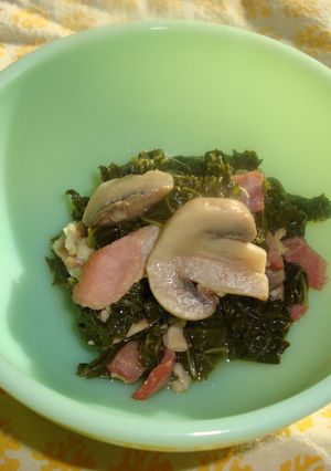ケールの蒸し煮-レシピのメイン写真
