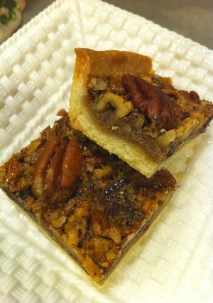 ピーカンと胡桃のチョコタルトバー-レシピのメイン写真