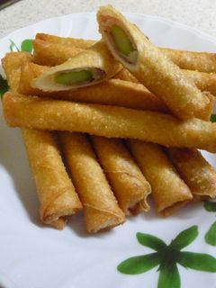 *アスパラベーコンの春巻き*-レシピのメイン写真