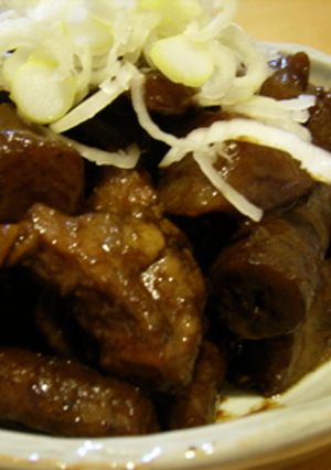 鶏肉とごぼうの赤味噌煮-レシピのメイン写真