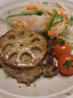 ビニール袋で♪れんこん和風ハンバーグ-レシピのメイン写真