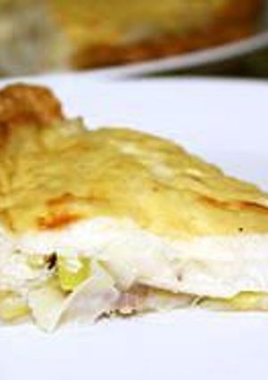 長ネギと焼き豚のキッシュ★生クリーム無し-レシピのメイン写真
