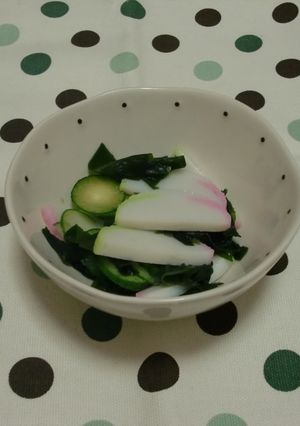 かまぼこの酢の物-レシピのメイン写真