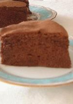 ホットケーキミックスで【ふわふわ～チョコスフレケーキ】-レシピのメイン写真