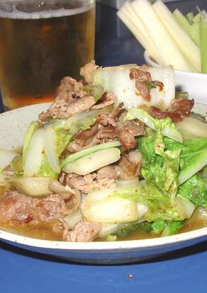 白菜と豚バラ肉のナンプラー炒め-レシピのメイン写真