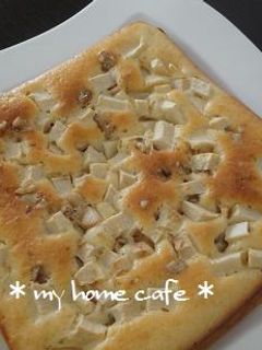 りんごとくるみのヘルシーケーキ-レシピのメイン写真