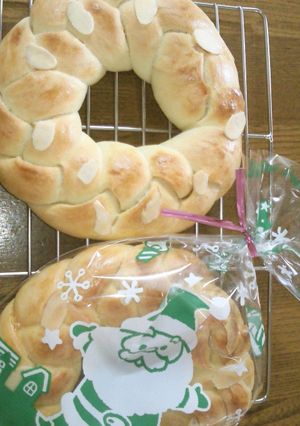 簡単!食べれるクリスマスリース☆子供に♪-レシピのメイン写真