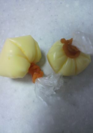 食べる時にプチッと☆お弁当マヨ巾着-レシピのメイン写真