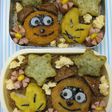 ❤キャラ弁❤たぬき&きつね弁当