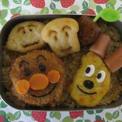 รูปของ ❤キャラ弁❤アンパンマン&チーズ弁当