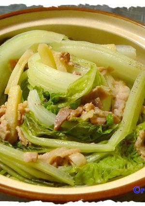 味付き豚肉で簡単白菜蒸し✿-レシピのメイン写真