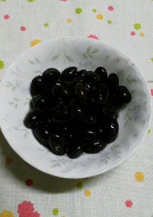 簡単おせち☆圧力鍋で黒豆の甘煮♪-レシピのメイン写真