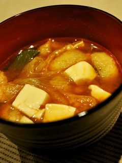 長葱と油揚げのお味噌汁-レシピのメイン写真