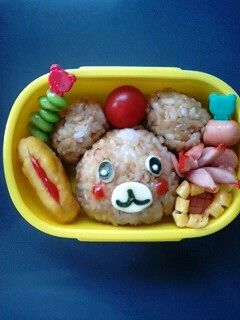 キャラ弁☆簡単かわいいくまさん弁当-レシピのメイン写真