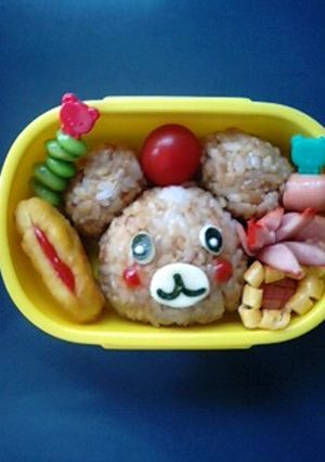 キャラ弁☆簡単かわいいくまさん弁当-レシピのメイン写真