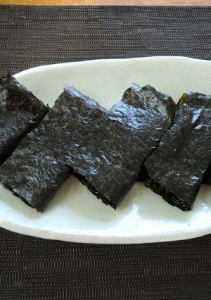 レンジで香ばしい海苔餅-レシピのメイン写真