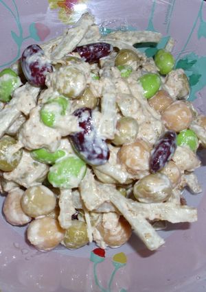ごぼうとお豆のサラダ☆食物繊維たっぷり☆-レシピのメイン写真
