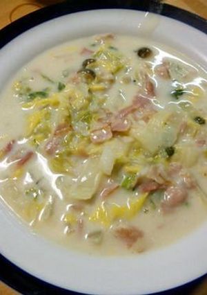 白菜とベーコンのクリーム煮-レシピのメイン写真