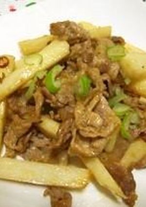 豚肉と山芋の味噌オイスター炒め♪-レシピのメイン写真