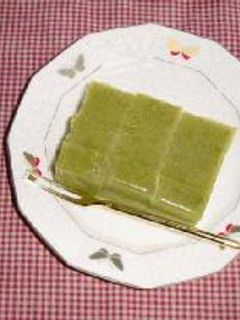 超簡単!お手軽ういろう(抹茶味)-レシピのメイン写真