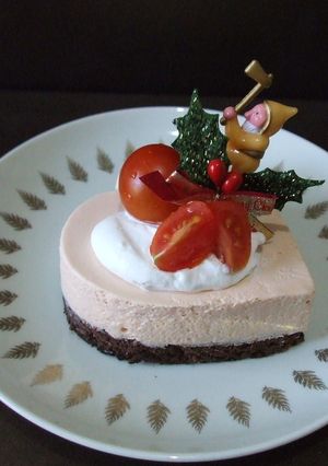 トマトのレアチーズケーキ☆-レシピのメイン写真