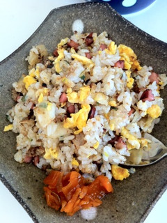 ギョウザで焼き飯。-レシピのメイン写真