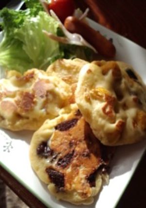 海外風？ふわふわ具だくさんホットケーキ-レシピのメイン写真