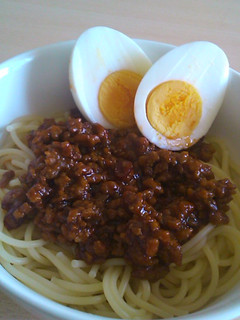 アレンジ*肉そぼろ→担々パスタ-レシピのメイン写真