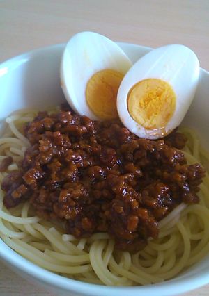 ｱﾚﾝｼﾞ＊肉そぼろ→担々ﾊﾟｽﾀ-レシピのメイン写真